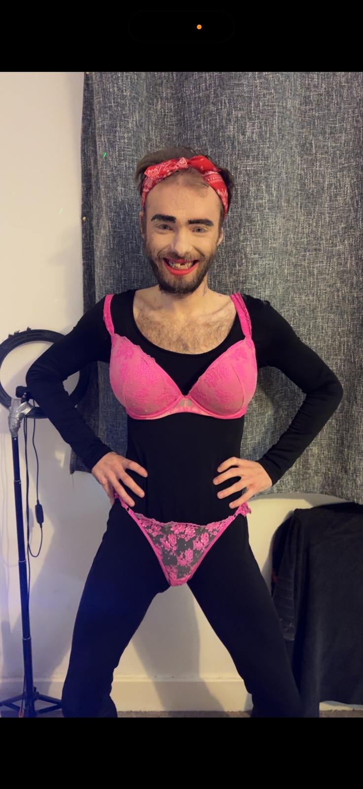 TRISTAN DRESSED AS A WOMAN