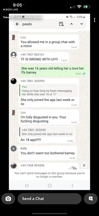 pnp barney being a nonce